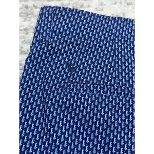 Callaway Men's 36 Blue Stretch Opti-Dri Golf Bag Bermuda Shorts All Over Print